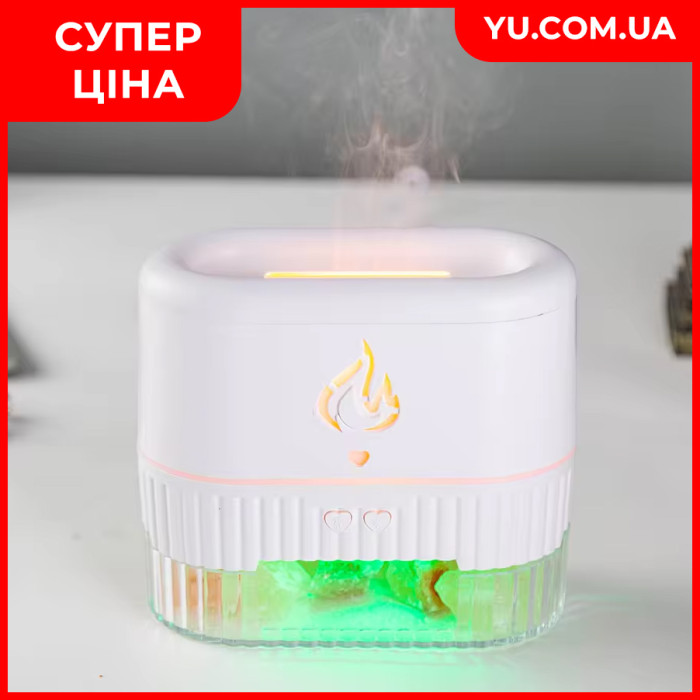 Увлажнитель воздуха Aroma Diffuser UV-3/FT-1933 RGB с соляными камнями 250 мл