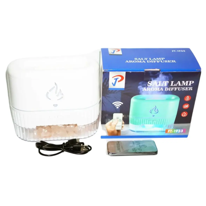 Увлажнитель воздуха Aroma Diffuser UV-3/FT-1933 RGB с соляными камнями 250 мл