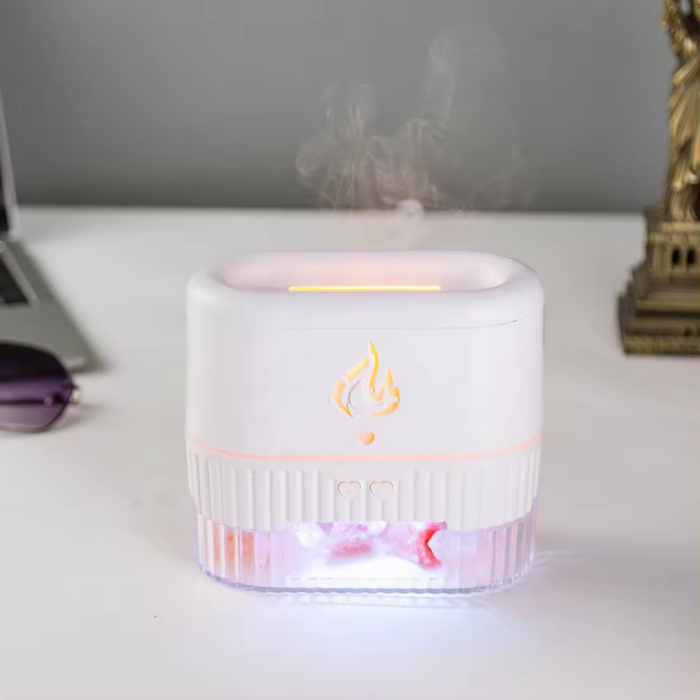 Увлажнитель воздуха Aroma Diffuser UV-3/FT-1933 RGB с соляными камнями 250 мл