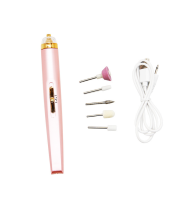 Фрезер для манікюру та педикюру Flawless Salon Nails, 5 насадок, зарядка від USB
