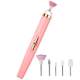 Фрезер для манікюру та педикюру Flawless Salon Nails, 5 насадок, зарядка від USB