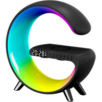 Лампа-ночник с Bluetooth-колонкой G-Smart G11 беспроводная зарядка для телефона 3W черная
