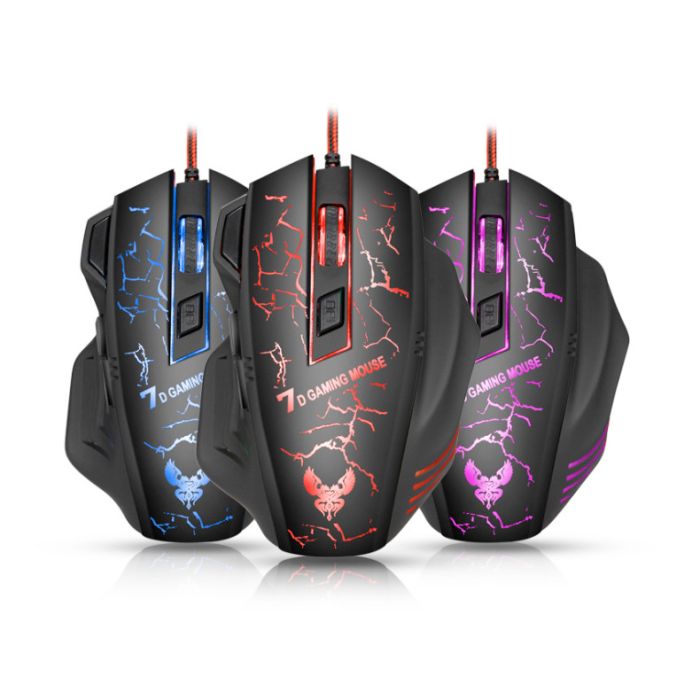 Миша ігрова GAMING MOUSE X7 4800 dpi LED