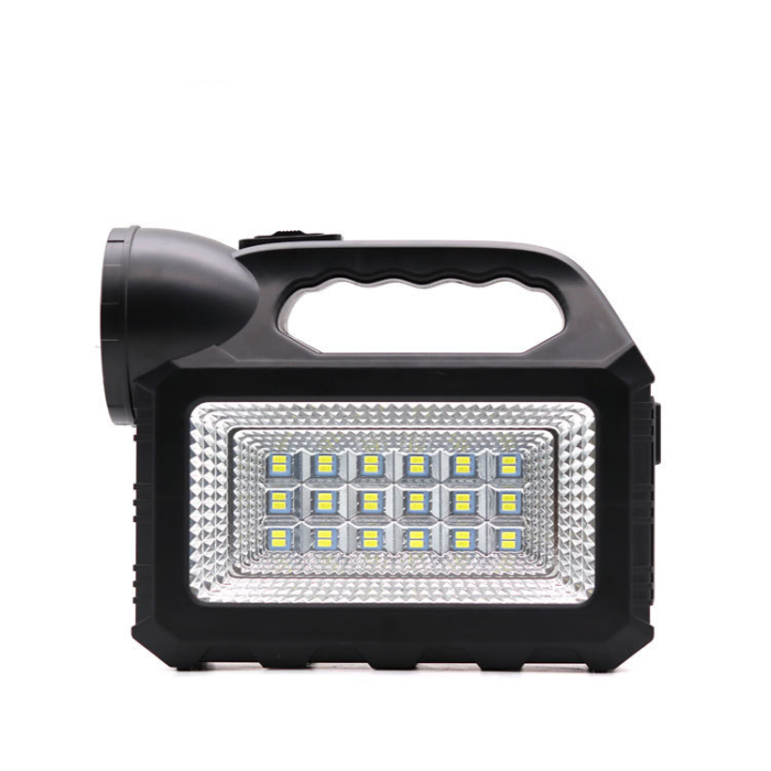 Багатофункціональний LED ліхтар GD-101 із сонячною панеллю, 3 лампочки, powerbank