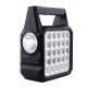 Многофункциональный LED фонарь GD105 с солнечной панелью, 3 лампочки, powerbank