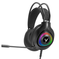 Ігрові навушники GH-01 Gaming Led з підсвічуванням та мікрофоном, дротові навушники для ігор та музики