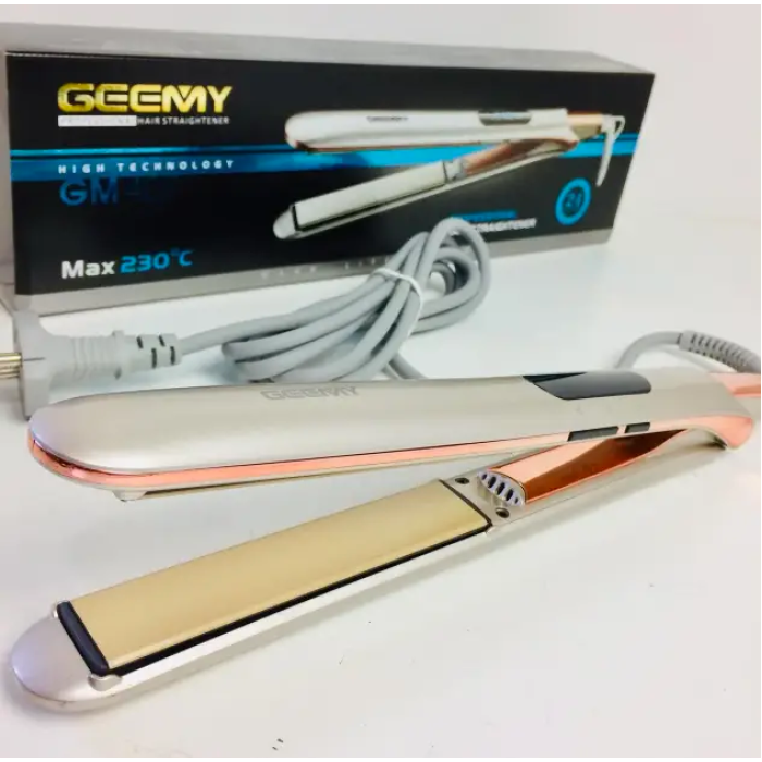 Праска випрямляч для волосся з регулятором температури Gemei GM-407