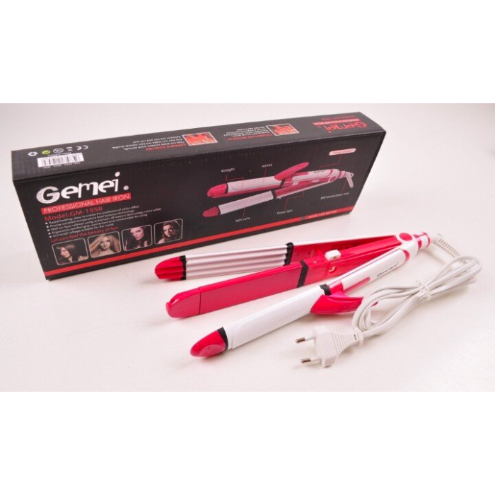 Плойка для волосся Gemei Gm-2921 3в1 гофре праска стайлер