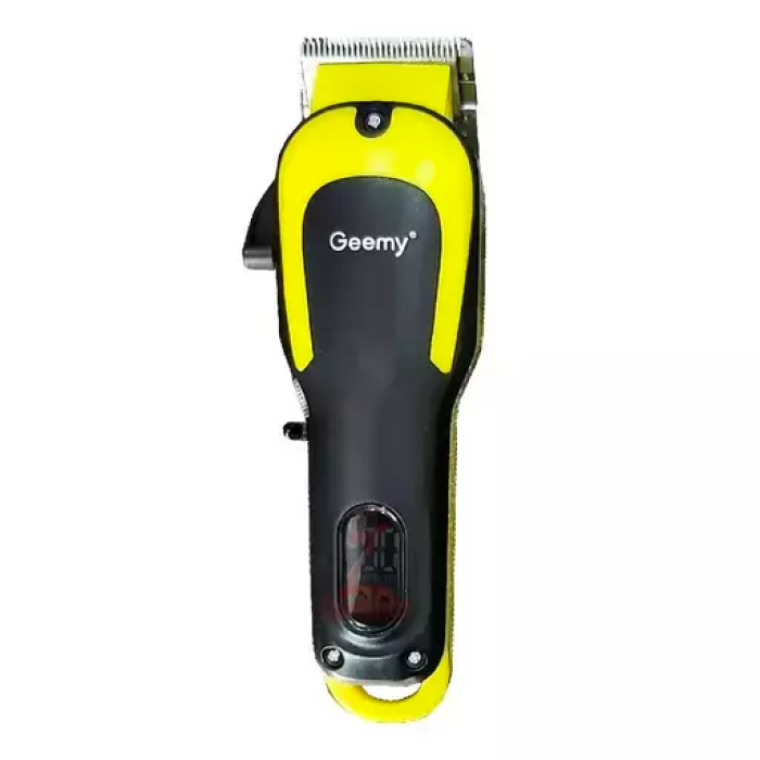 Професійна машинка для стрижки Gm-6670 акумуляторна LED-дисплей + 4 насадки