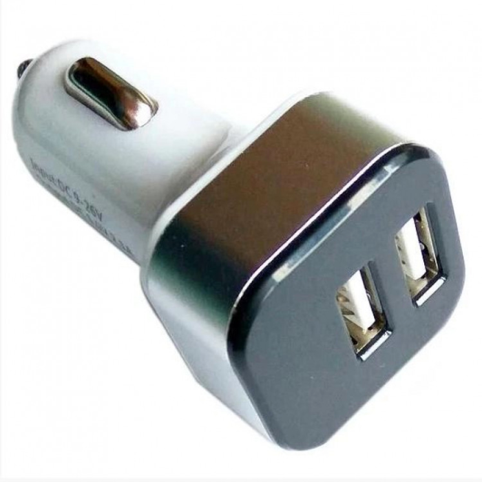 Автомобильный адаптер CAR USB HC1 9001 на 2 USB автомобильное зарядное устройство для телефона, навигатора, камеры
