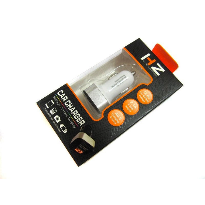 Автомобильный адаптер CAR USB HC1 9001 на 2 USB автомобильное зарядное устройство для телефона, навигатора, камеры