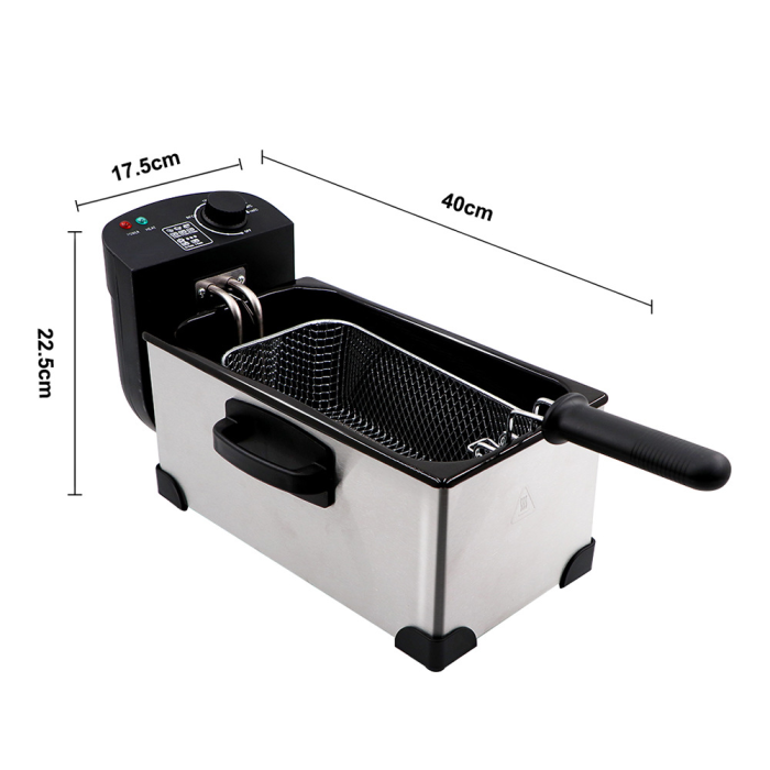 Фритюрниця електрична для дому Haeger HG-5299 3.5 л професійний фритюр