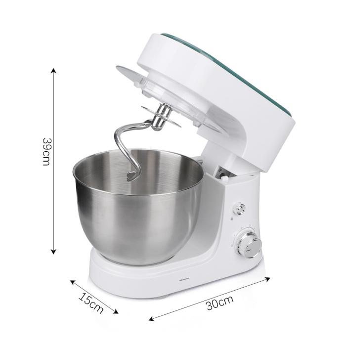 Міксер-тестоміс із планетарним обертанням Haeger HG-6611 (800W) з металевою чашею