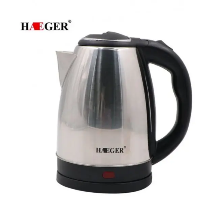 Електрочайник HAEGER HG-7816 із нержавіючої сталі 2 л