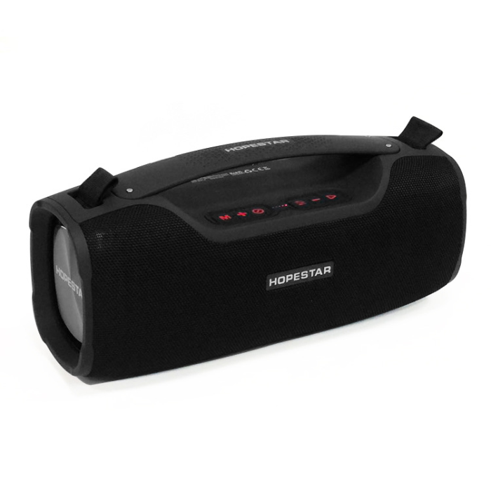 Портативна акустична колонка Bluetooth Hopestar A6X з LED-підсвічуванням та PowerBank
