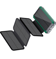 Портативна сонячна панель-повербанк Powerbank для заряджання електроніки HY-2101B 20000 мАг