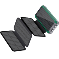 Портативна сонячна панель-повербанк Powerbank для заряджання електроніки HY-2101B 20000 мАг