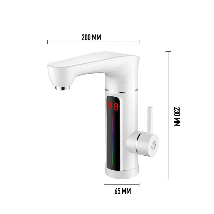 Проточний електричний водонагрівач з екраном Heating Faucet HaoHaiyo FT-004