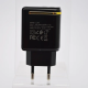 Мережевий адаптер 2USB з дисплеєм Hoco C39A Enchanting (функція швидкої зарядки) Чорний