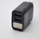 Зарядний пристрій з дисплеєм та кабелем USB - Lightning Hoco C86A Illustrious (2USB/2.4A) Чорний