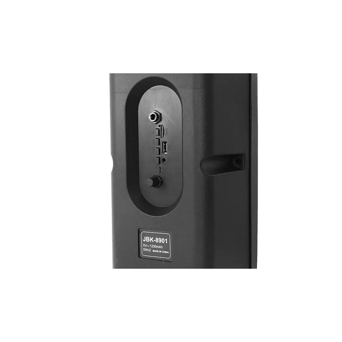 Портативна бездротова Bluetooth колонка 10Вт JBK-8901 USB, FM, акустична система з музичним підсвічуванням