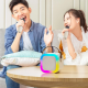 Портативна Bluetooth колонка з 2 мікрофонами K12 бездротове міні караоке з RGB підсвічуванням