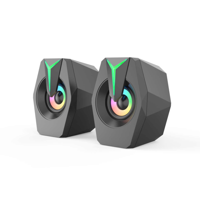 Колонки компьютерные с подсветкой MUSIC D.J. K8 Mini