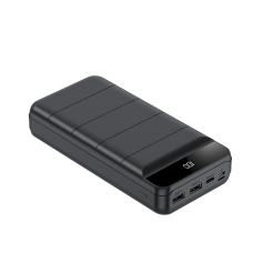 Зовнішній акумулятор (power bank) 30000мАг KP PD-30 портативний повербанк з високою потужністю