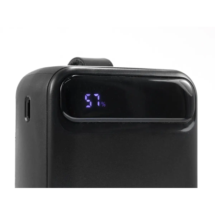 Повербанк великої потужності 30000 mAh KP-39 Power Bank з LED-екраном та ліхтариком