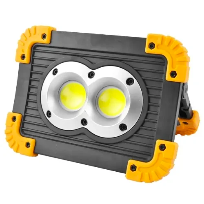 Автономний переносний прожектор 20w COB+1W+Power Bank LL-802