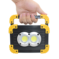 Автономный переносной прожектор 20w COB+1W+Power Bank LL-802