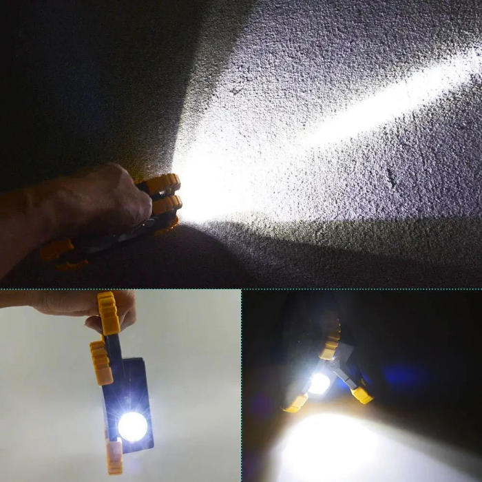 Автономний переносний прожектор 20w COB+1W+Power Bank LL-802