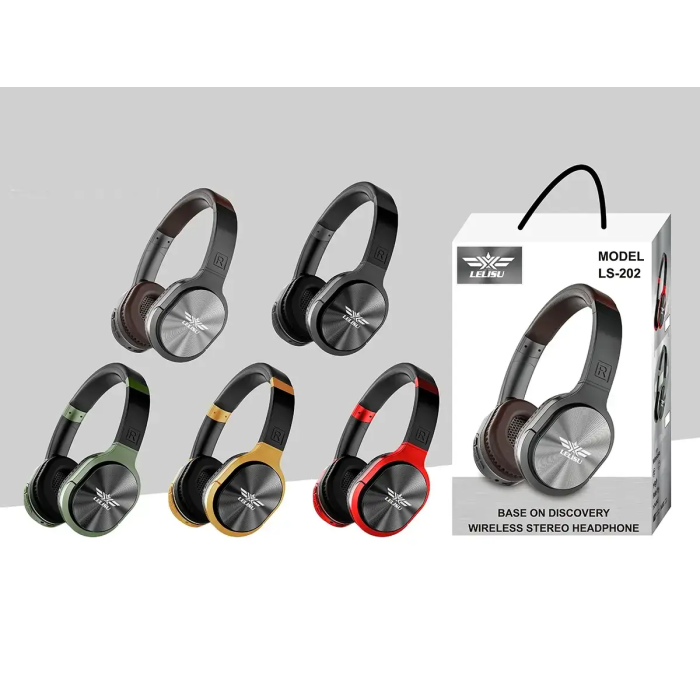 Наушники беспроводные накладные Bluetooth LS-202