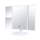 Дзеркало потрійне з підсвічуванням LED MIRROR MAGNIFYING Mirror MA-198