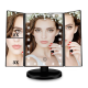 Дзеркало потрійне з підсвічуванням LED MIRROR MAGNIFYING Mirror MA-198