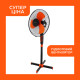 Підлоговий вентилятор MS-1619 40 см stand fan 40W помаранчевий на телескопічній ніжці з поворотом та нахилом