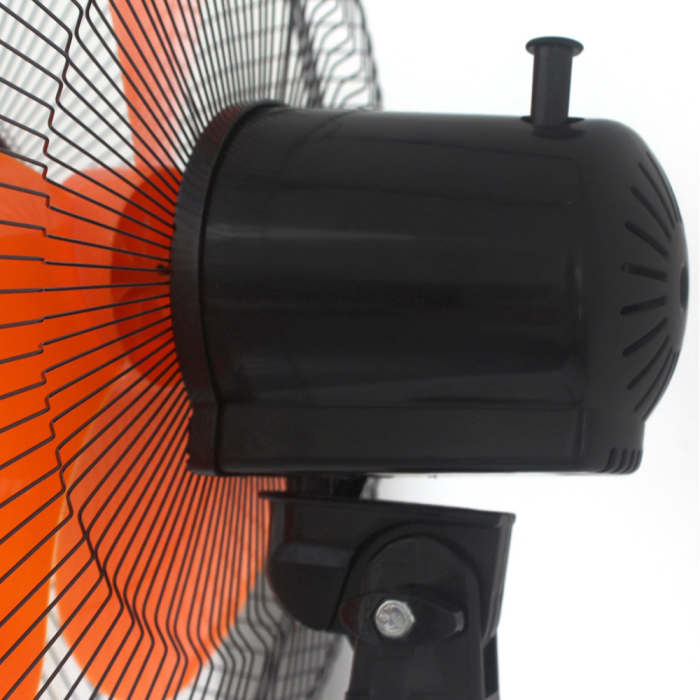 Підлоговий вентилятор MS-1619 40 см stand fan 40W помаранчевий на телескопічній ніжці з поворотом та нахилом