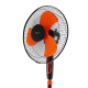 Підлоговий вентилятор MS-1619 40 см stand fan 40W помаранчевий на телескопічній ніжці з поворотом та нахилом