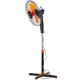 Підлоговий вентилятор MS-1619 40 см stand fan 40W помаранчевий на телескопічній ніжці з поворотом та нахилом