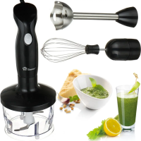 Блендер MS-5103 3в1, ручний занурювальний блендер, міксер, кухонний комбайн, кухонний подрібнювач 500 Вт