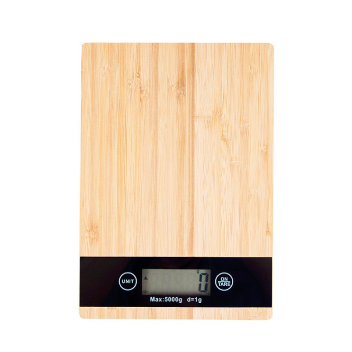 Весы кухонные MATARIX MX-406 5кг WOOD сенсорное управление, дерево + пластик