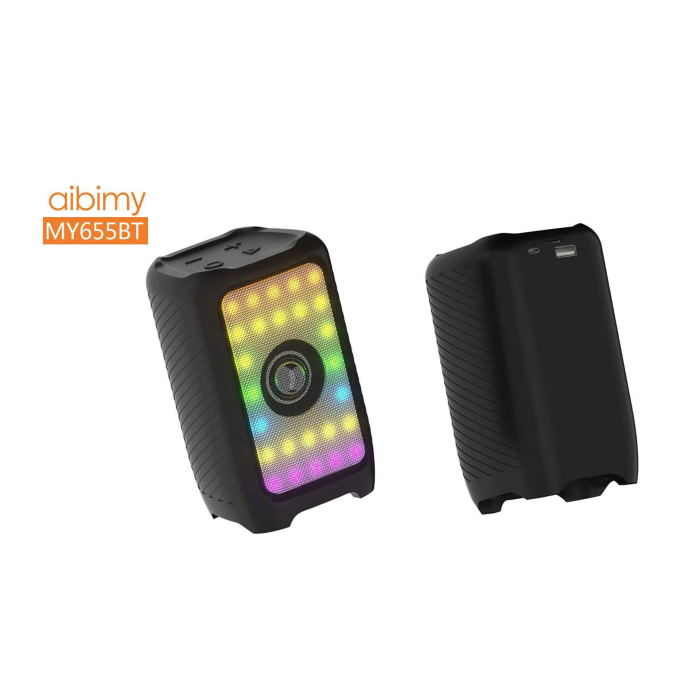 Портативна міні-колонка Bluetooth  MY655BT з LED-підсвічуванням