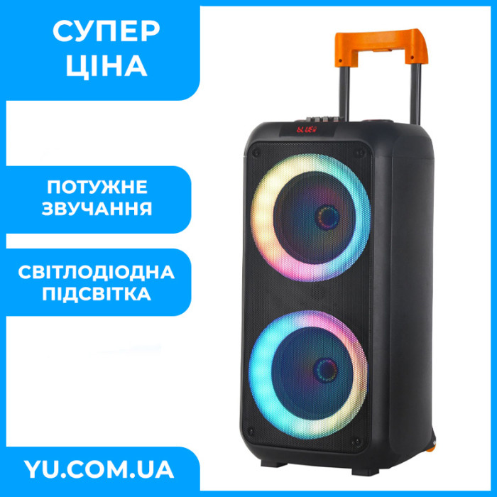 Портативна акустика NDR 1096A з підсвічуванням