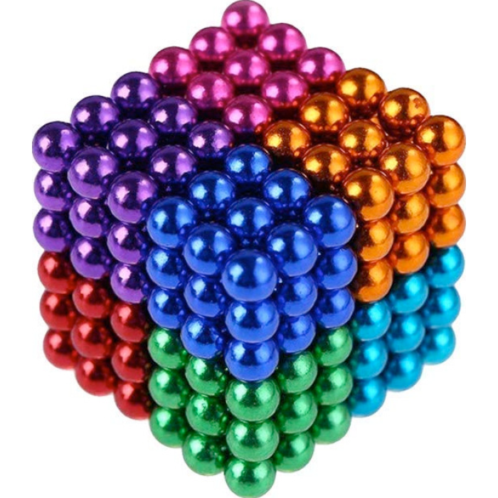 Нео куб NEO CUBE MIX COLOUR 5 мм "разноцветный" головоломка неокуб магнитный конструктор магнитные шарики