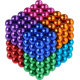Нео куб NEO CUBE MIX COLOUR 5 мм "разноцветный" головоломка неокуб магнитный конструктор магнитные шарики