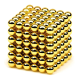 Нео куб NEO CUBE GOLD 5 мм "золотой" головоломка неокуб магнитный конструктор магнитные шарики