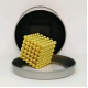 Нео куб NEO CUBE GOLD 5 мм "золотой" головоломка неокуб магнитный конструктор магнитные шарики