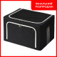 Чехол для хранения вещей и постельного белья NON-WOVEN BOX AND242 складная коробка для хранения черная