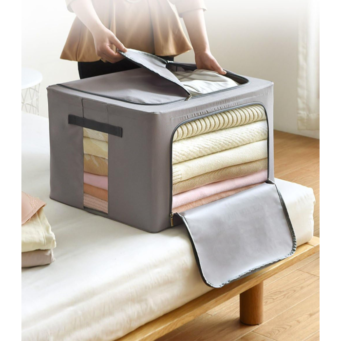 Чехол для хранения вещей и постельного белья NON-WOVEN BOX AND242 складная коробка для хранения черная