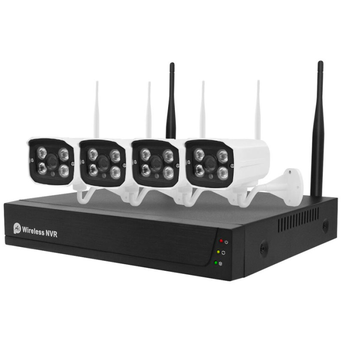 Комплект видеонаблюдения на 4 камеры NVR  KIT 601 WiFi 4CH с регистратором